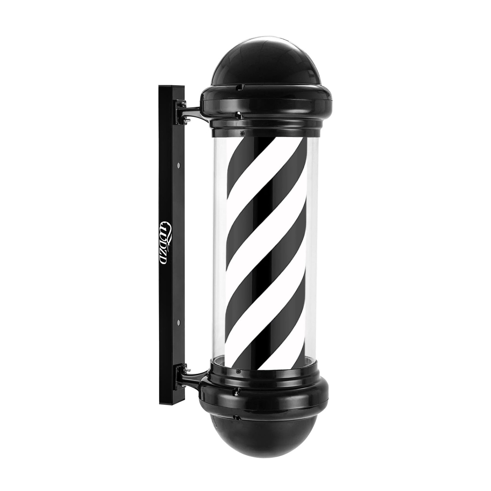 29” Black Barber Pole Light