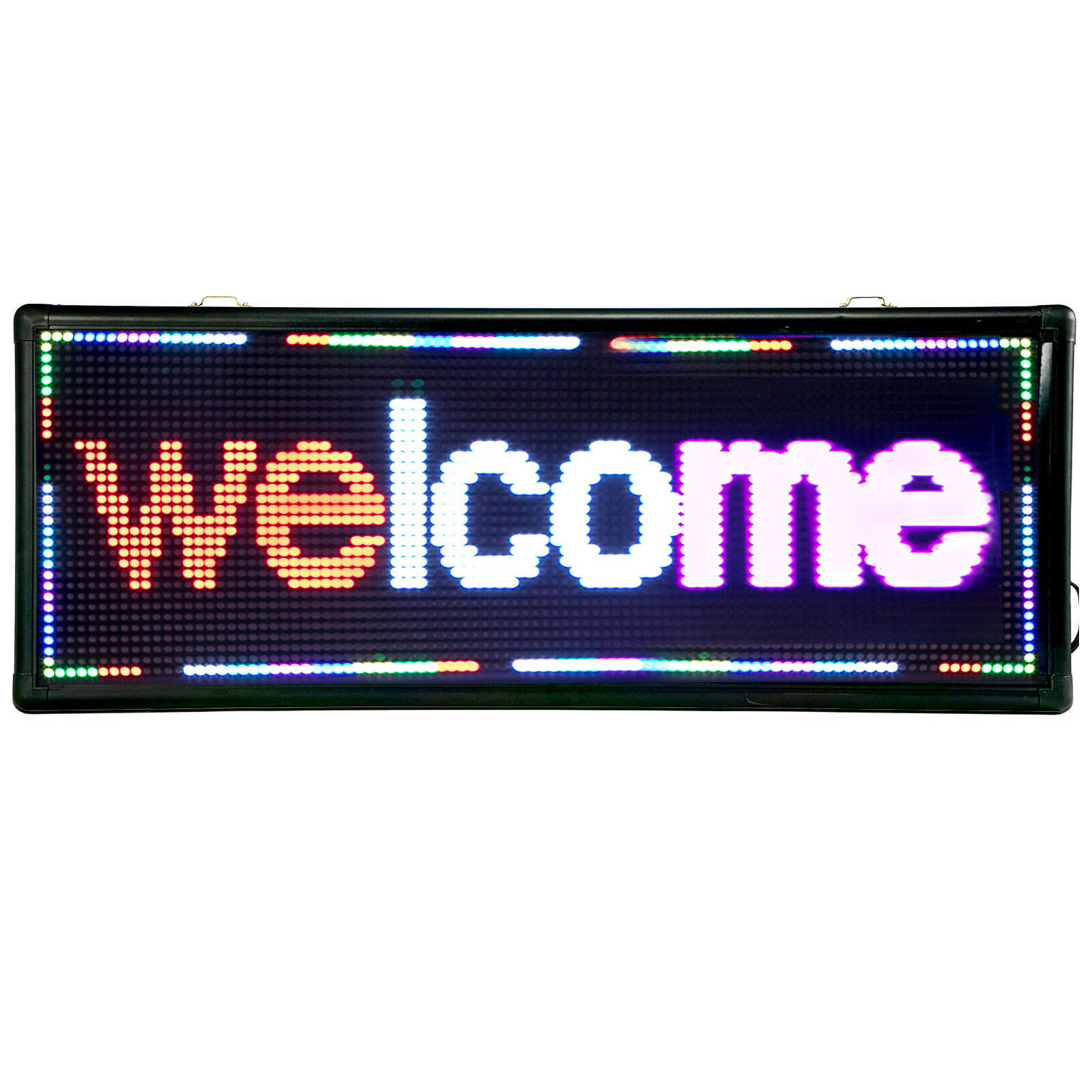 40″ X 15″ LED DIY Programmable Scrolling Message Open Sign Display Board 3-COLOR