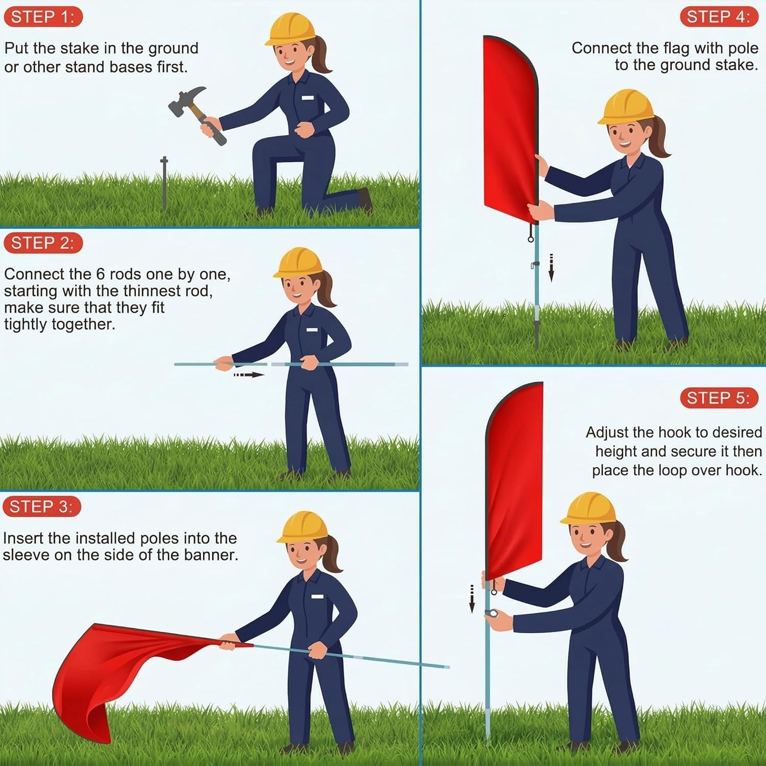 Promote Your Business with 7ft Used Cars Feather Flag – Complete Setup Included