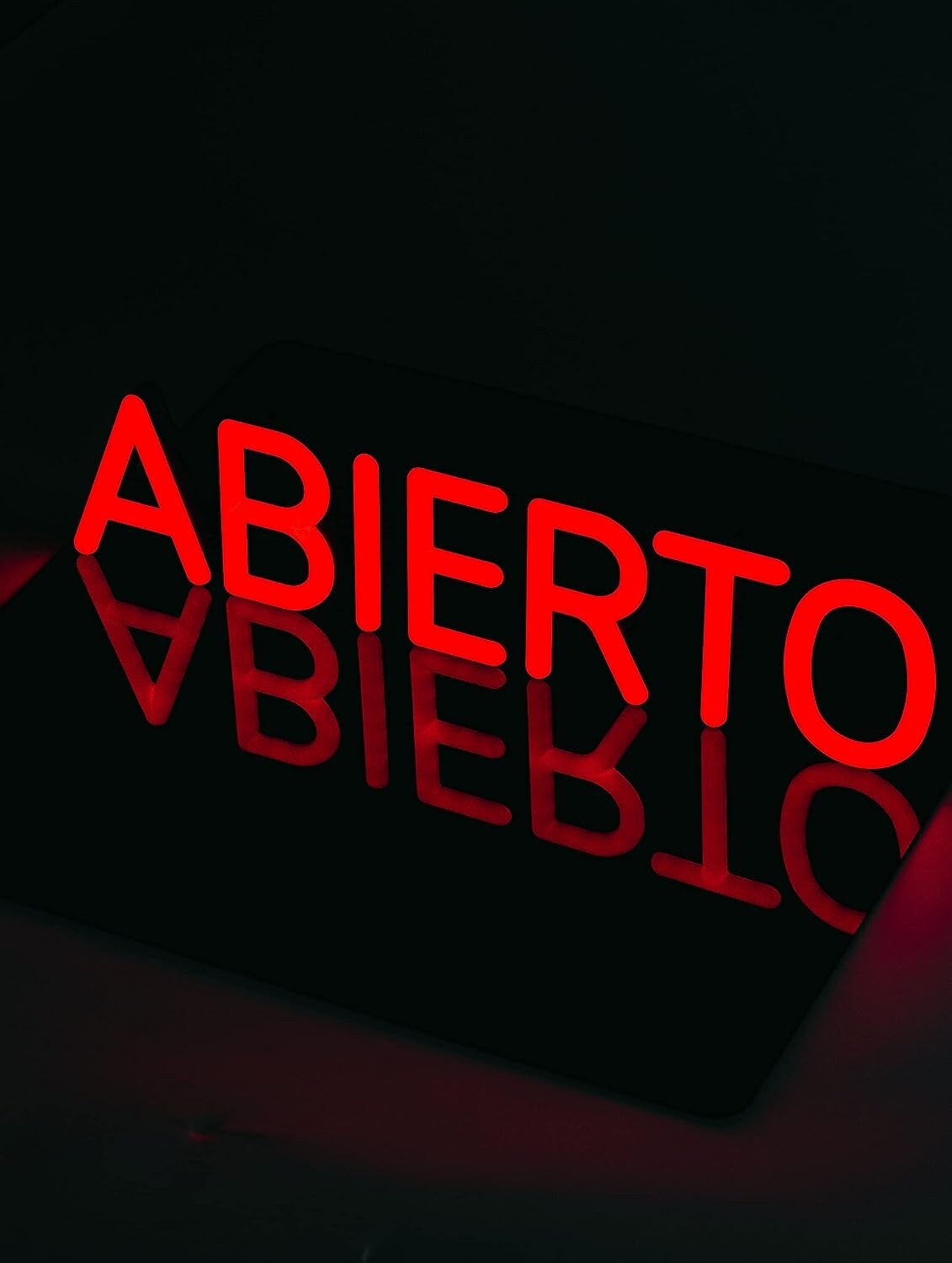 Pro-Lite ABIERTO LED OPEN Sign for with REMOTE CONTROL