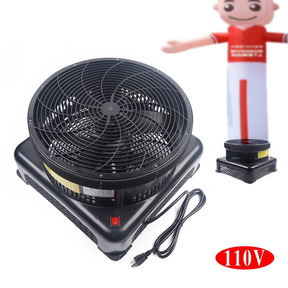 18″ Air Blower Fan Fit Outdoor Inflatable Dancer Wind Tube Man Puppet Fly Guy