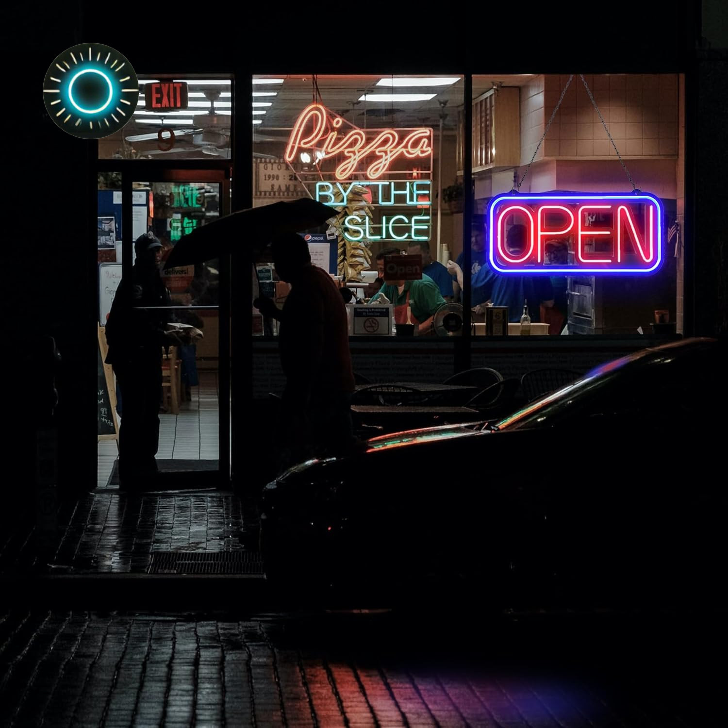 Bright LED Open Sign for Business – 32×16 Inch with Remote & Flashing Mode NEW