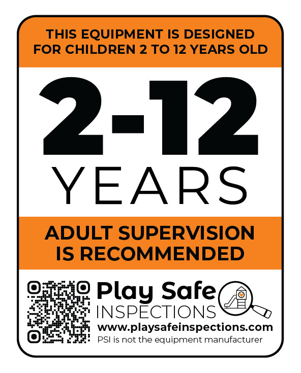 Age of Intended User 2 to 12 Years Old Playground Equipment Sticker Label