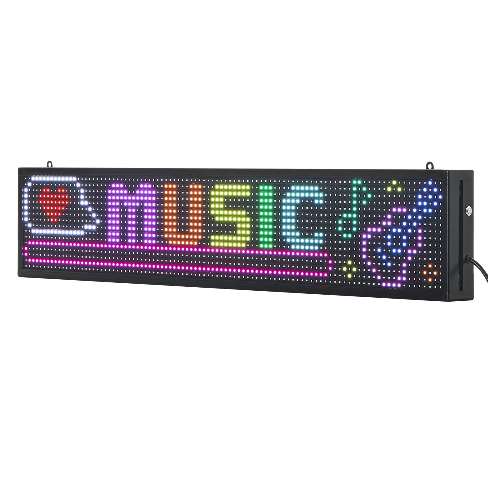 40×8 in LED Scrolling Sign Digital Display Programmable Board P10 Full-color