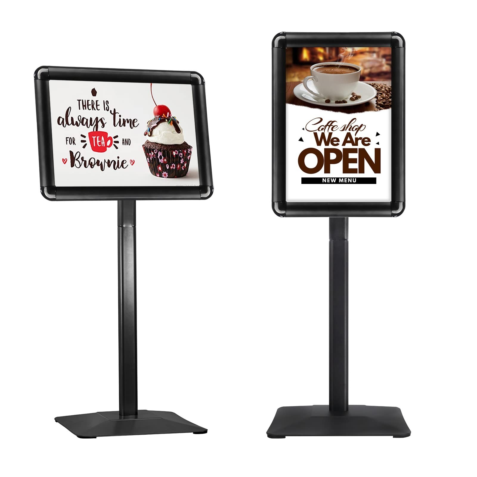 Heavy-duty Poster Stand Holder 11″x 17″ Pedestal Floor Standing Sign Holder V…
