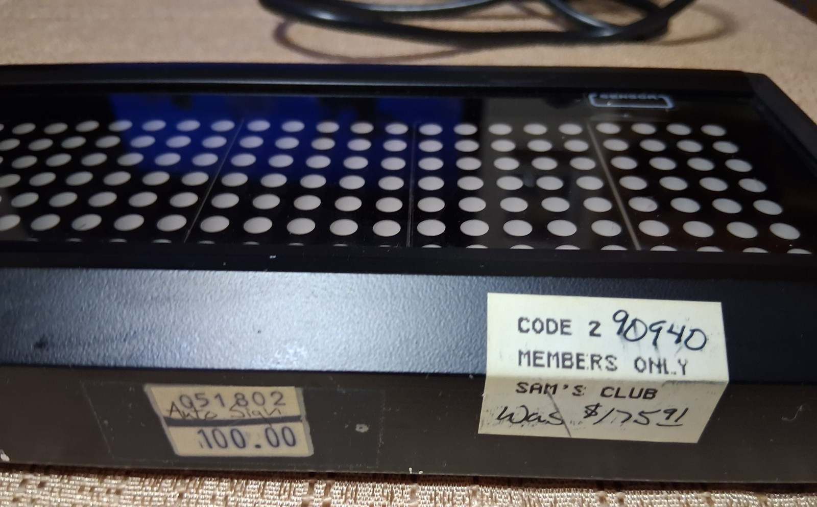 Good Used COLOR-BRITE SW-214CR Lighted Multi-color Scrolling Sign 26″ x 4″