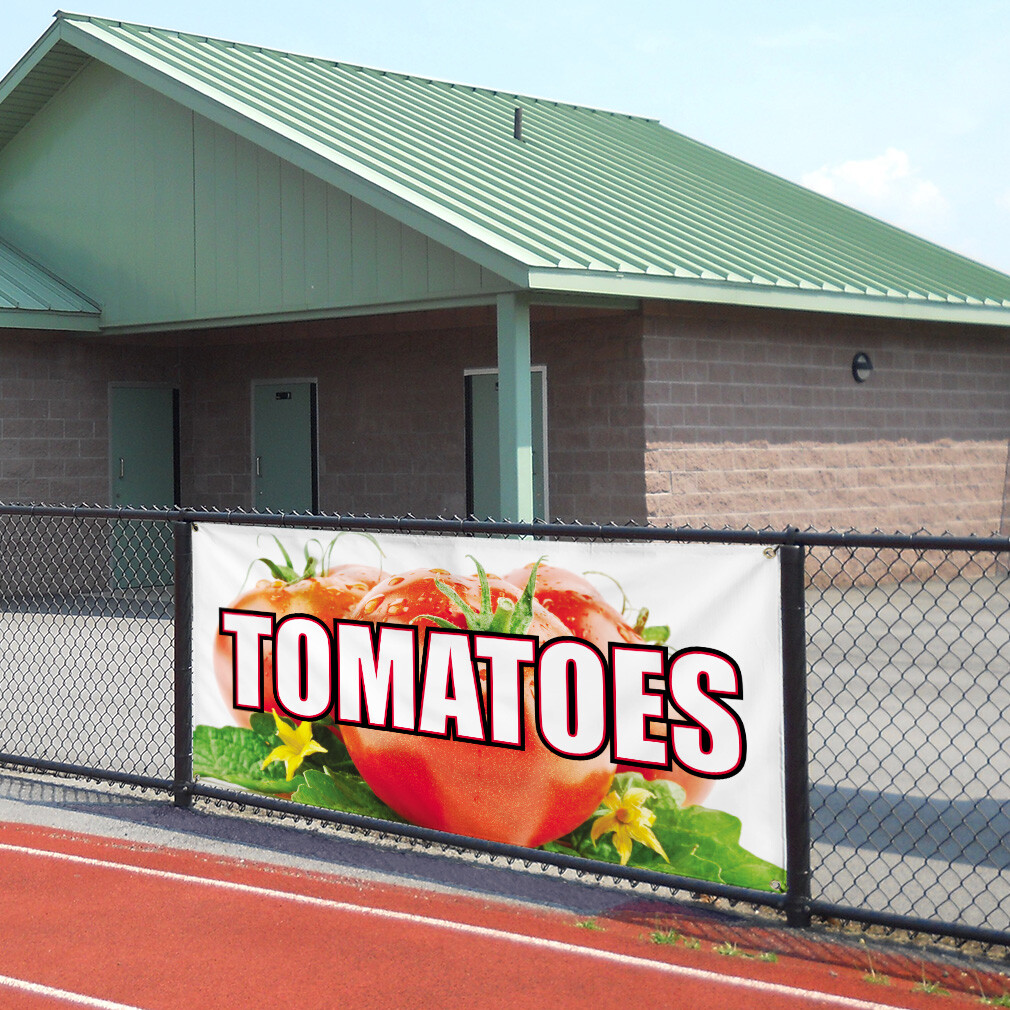 Vinyl Banner Multiple Sizes Tomatoes Restaurant Cafe Bar D Restaurant & Food