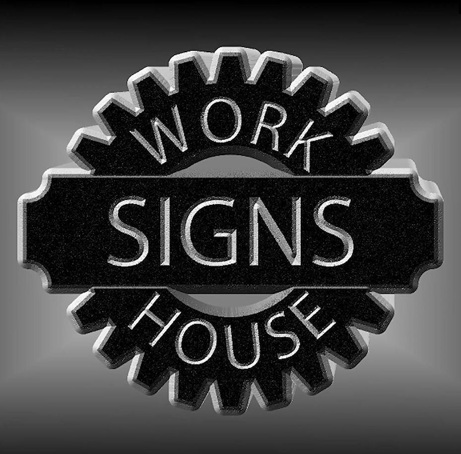 Donations Drop Off BLACK Aluminum Composite Sign