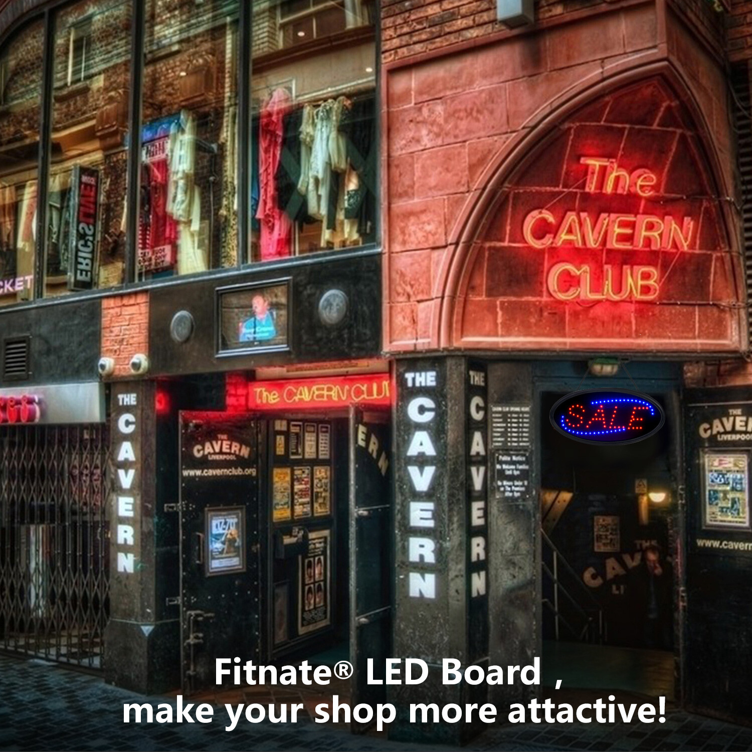 LED Neon SALE Sign Shop Light Electric Display Board Business Store Ultra Bright
