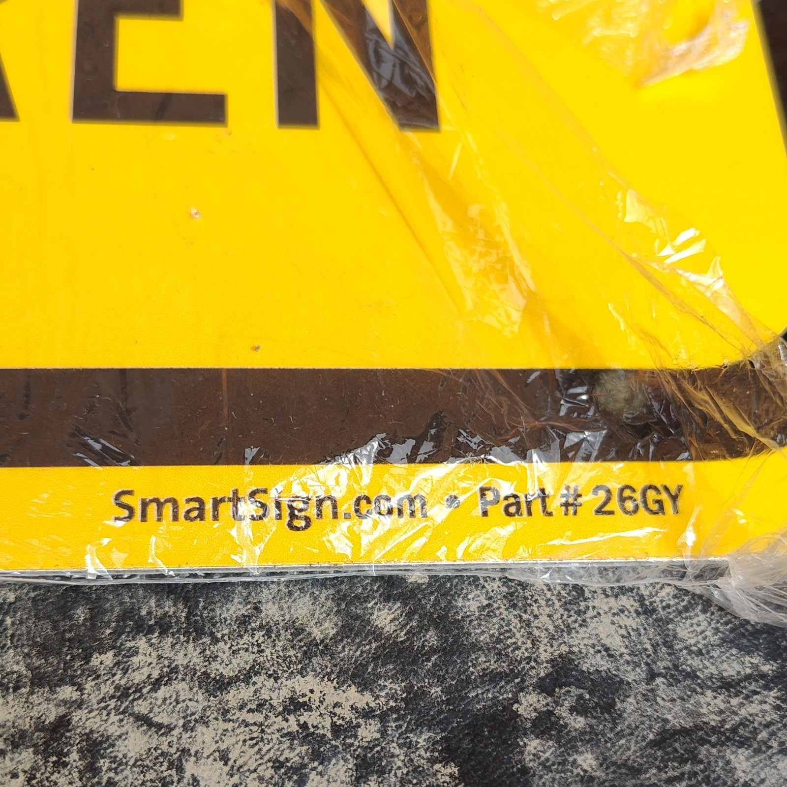 SmartSign 5 MPH Speed Limit Children Exterior Sign 26GY Yellow w/ Hardware