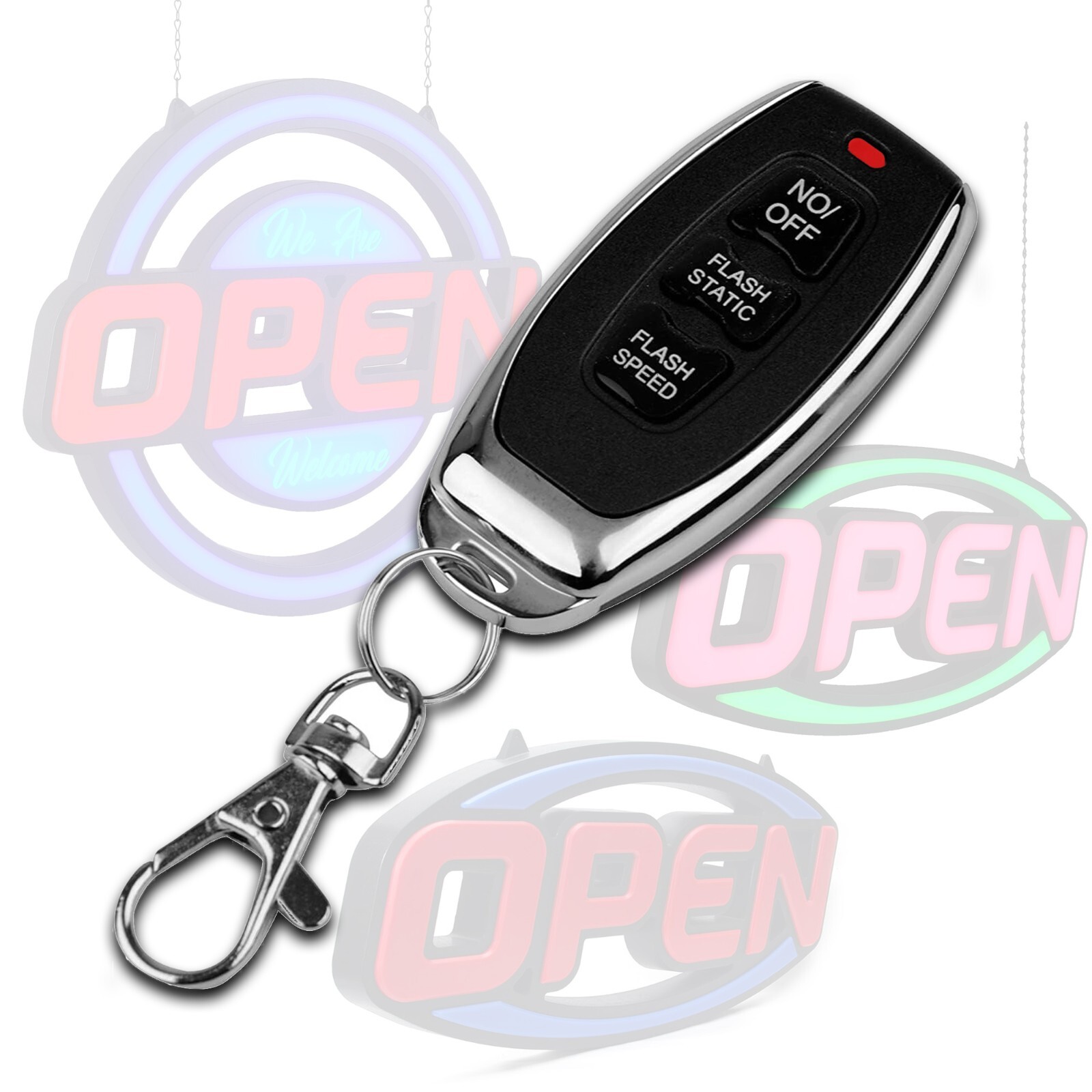 Open Sign Replacement Remote Control for ‎Brand GreenCube 21″-Round 32″-Oval