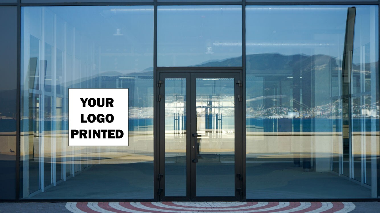 custom company sign sticker for window sign vehicle office door