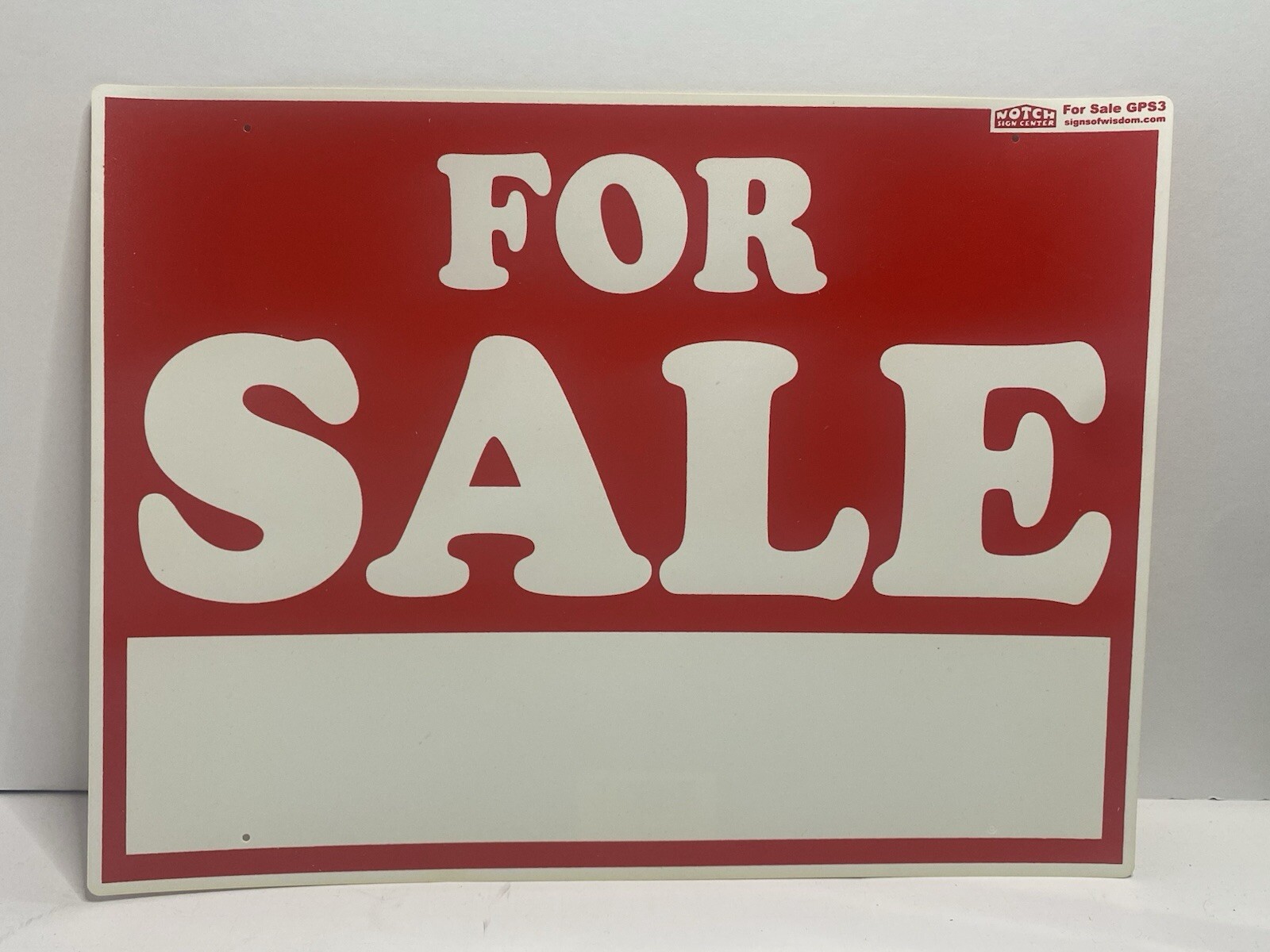 8 3/4 In. X 11 3/4 In. For Sale Sign Vinyl