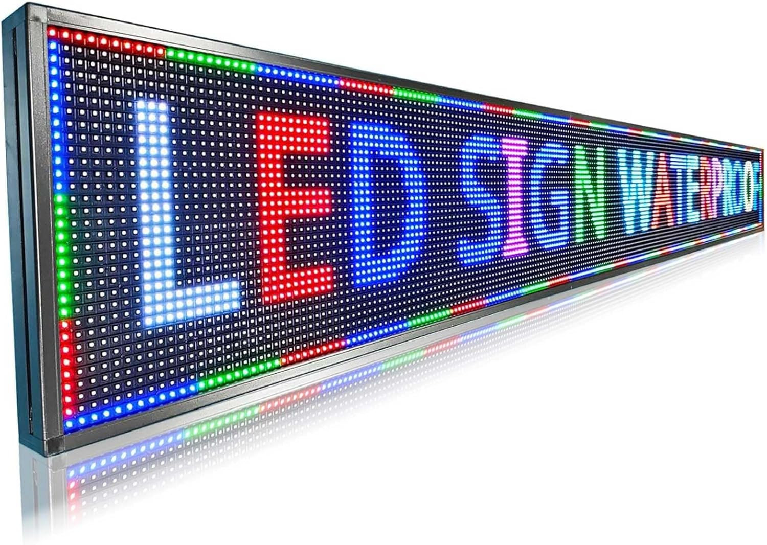 Programmable Scrolling Led Signs, Digital Display Screen Outdoor Waterproof, Ope