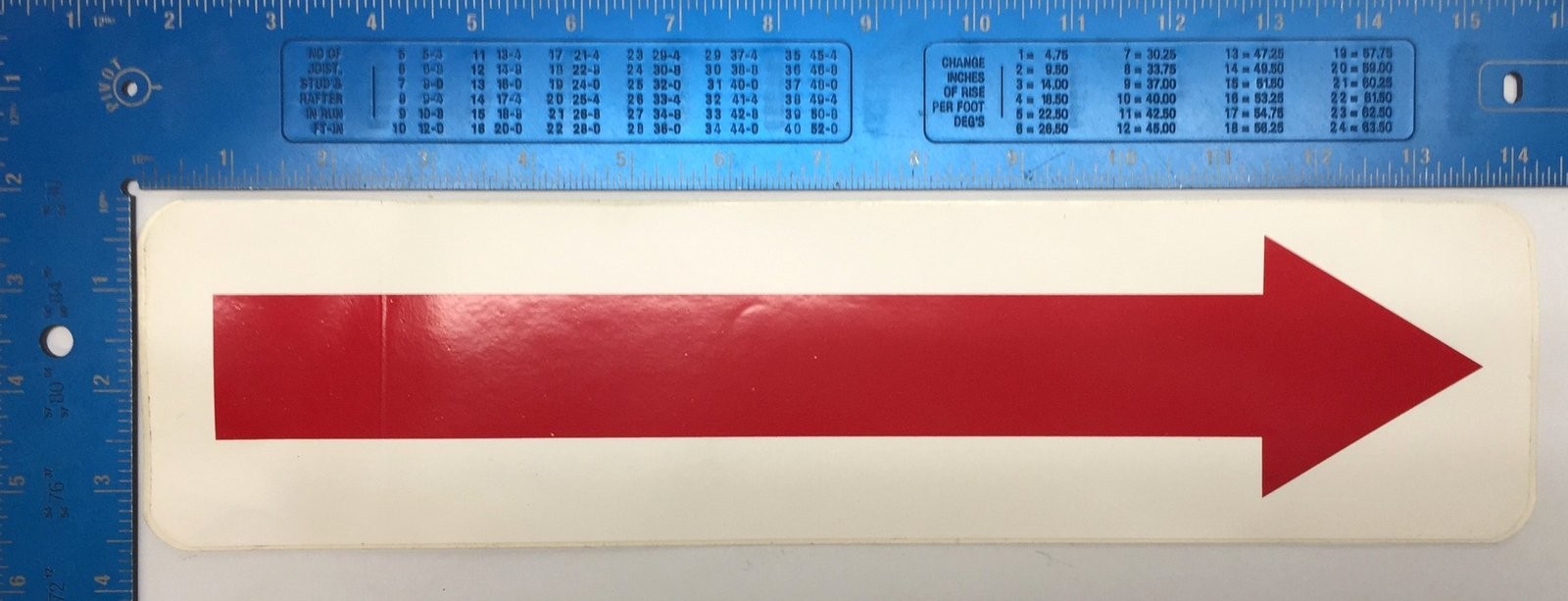 Unbranded White/Red 14″x10″ ‘Exit Only’ Sign(2) with Arrows(2) Adhesive Back NOS