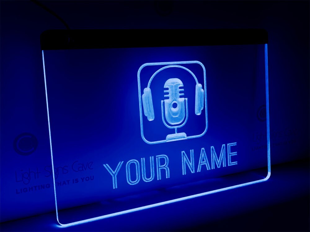 Personalized Recording On-Air light – LED sign | RGB multi-color sign