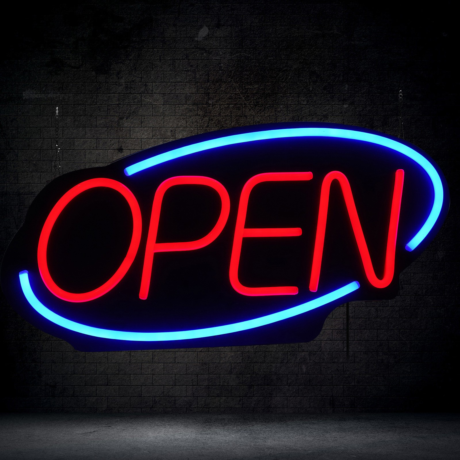 LED Open Sign Bright Neon Light Large for Restaurant Bar Pub Shop Store Business