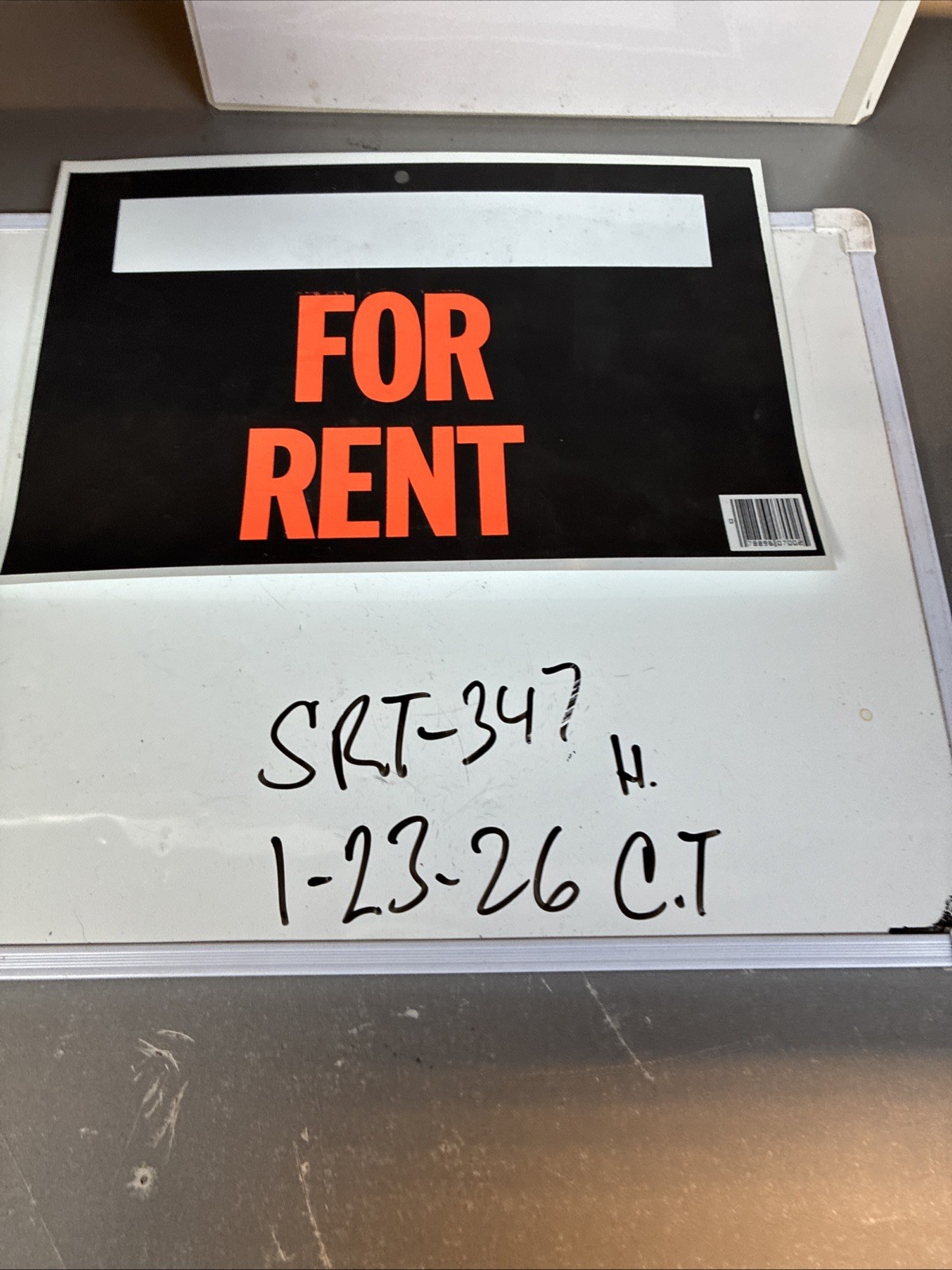 FOR RENT Sign 12″ x 9″ Large Window for Price/Price Store Signs Indoor Outdoor