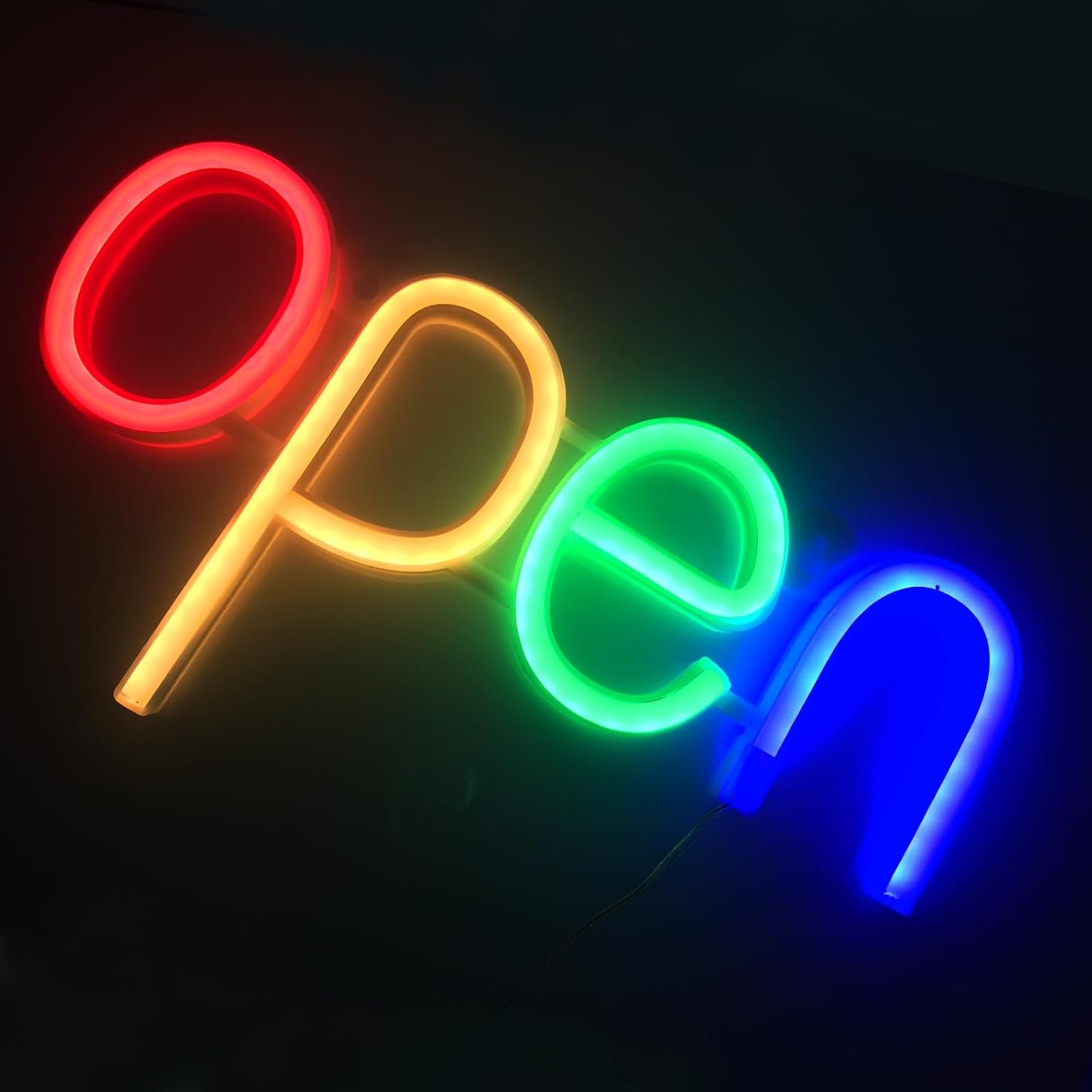 Open LED Neon Signs Light Business Hours Sign,Powered by USB or AAA Batteries Sh