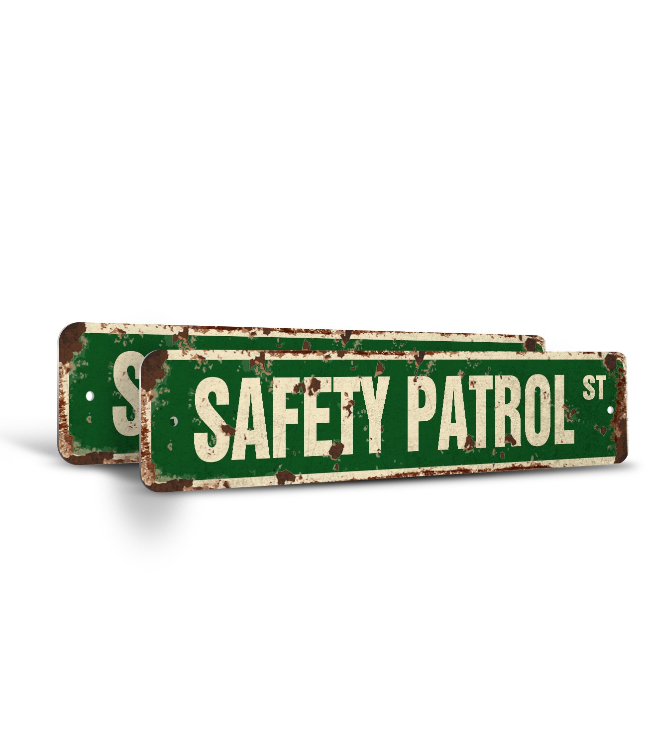 SAFETY PATROL Vintage Style Street Sign crossing guard school traffic junior