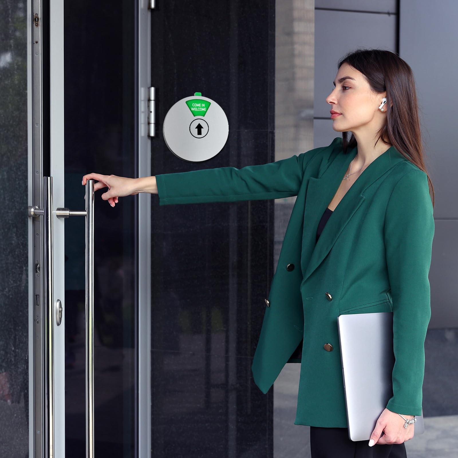Office Door Sign, White Rotating Status Door Sign with 6 Options – Do Not Dis…