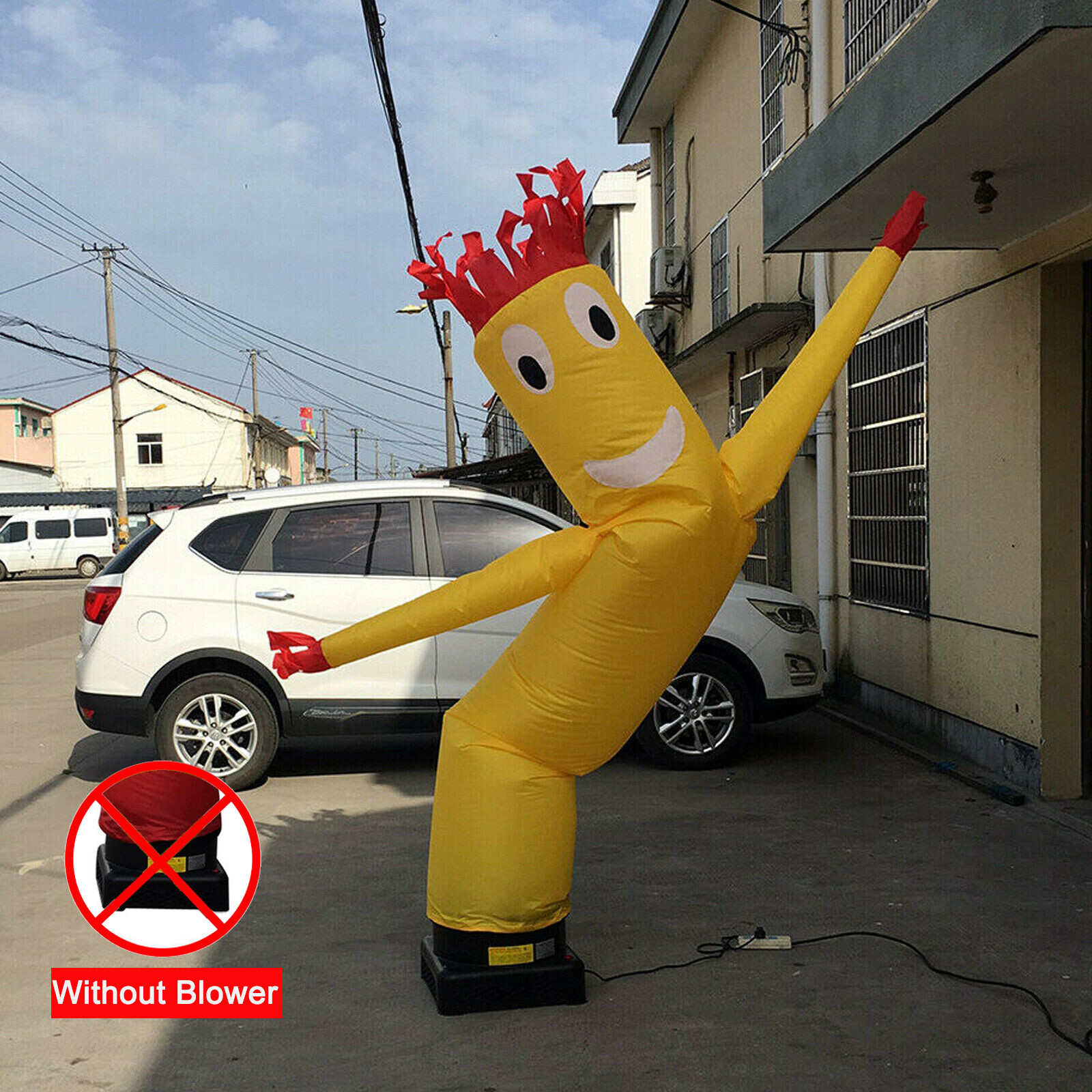 33cm/12.99in Inflatable Sky Puppet Sky Wavy Man Air Puppet Dancer W/ O Blower US