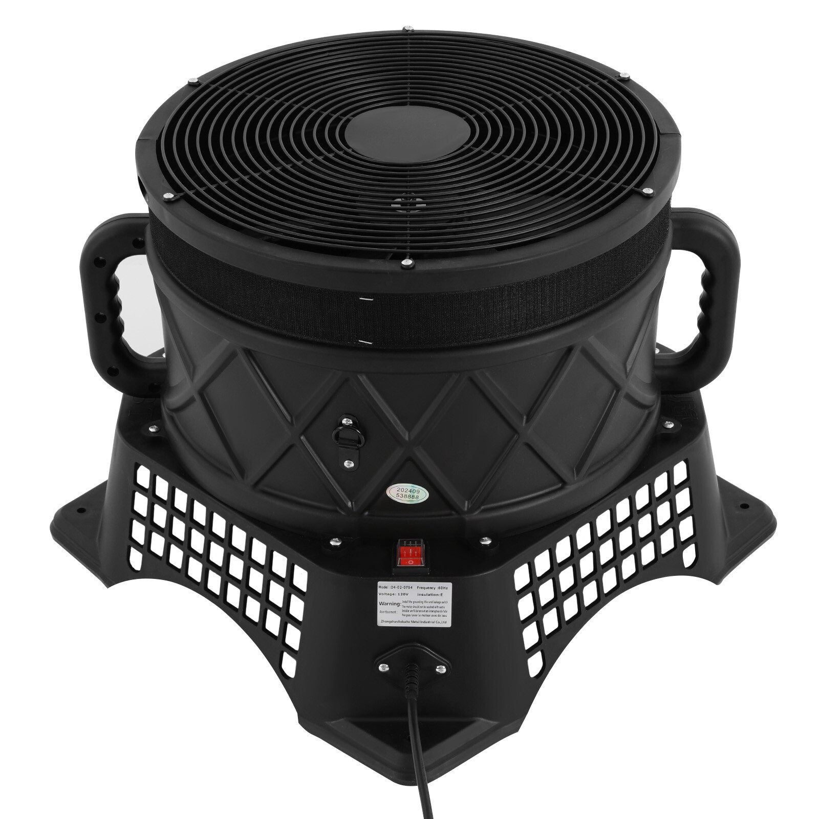 Blower Fan, Air Blower Fan, Blower for Inflatable Waving Puppet 750W 3400 RPM