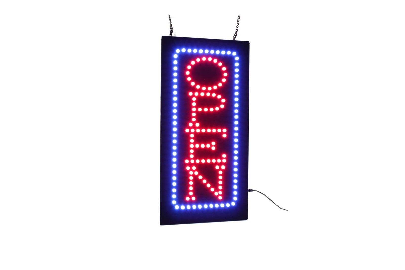Open Sign Vertical 10X19 24X48Cm Topking Led Neon Florescent Signage Signboard