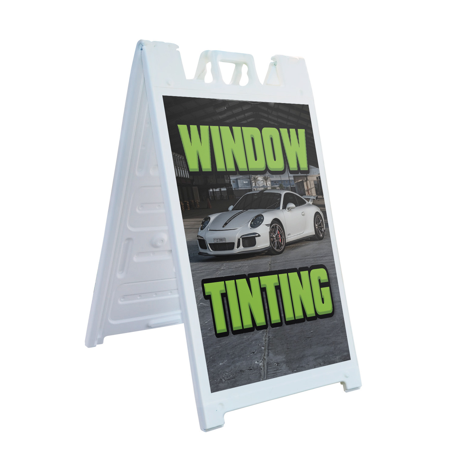 Window Tinting Heavy Duty A-Frame Sidewalk Sign Professional Installations