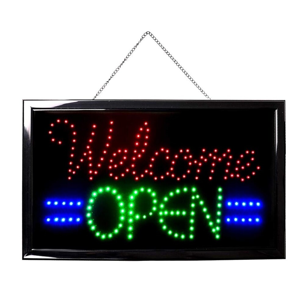 Ultra Bright LED Neon Open Sign Animated Motion Business Sign with ON/OFF Light