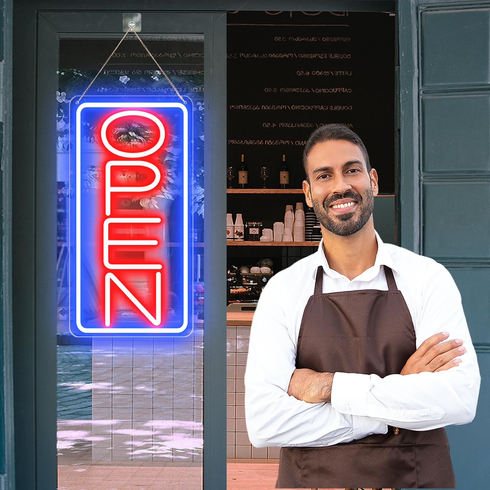 Kenfari 22 X 11 Led Neon Open Signs For Business Large Open Signs Plug In