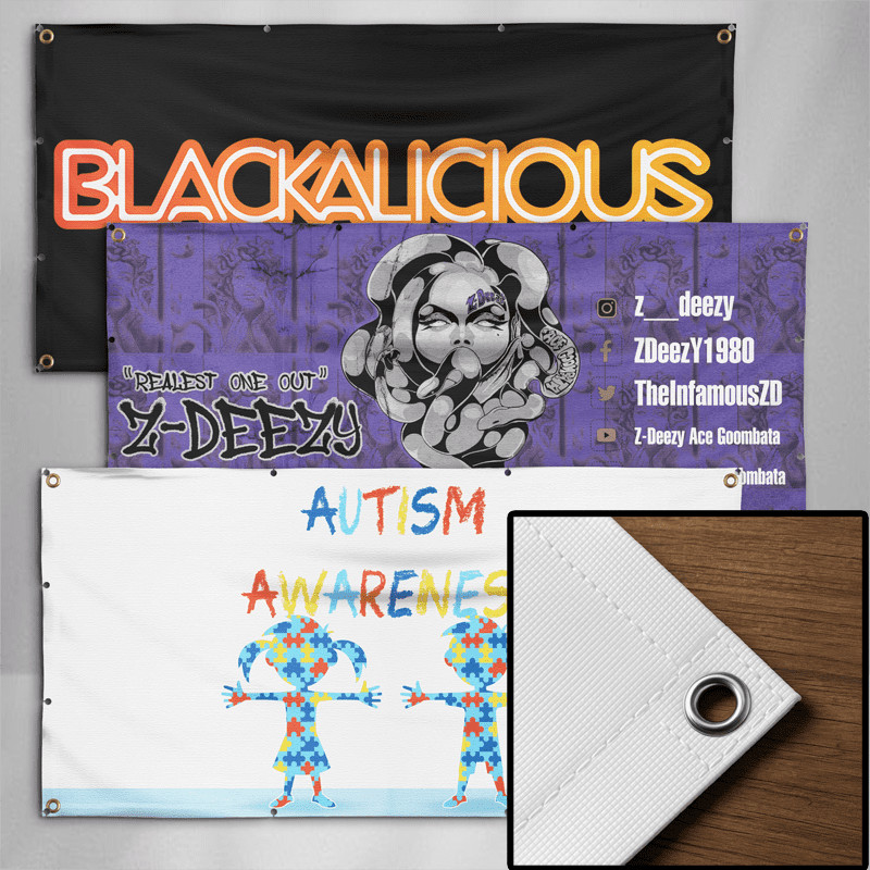 Custom 13oz Vinyl Banner | Full Color Indoor Outdoor Banner | Free Shipping