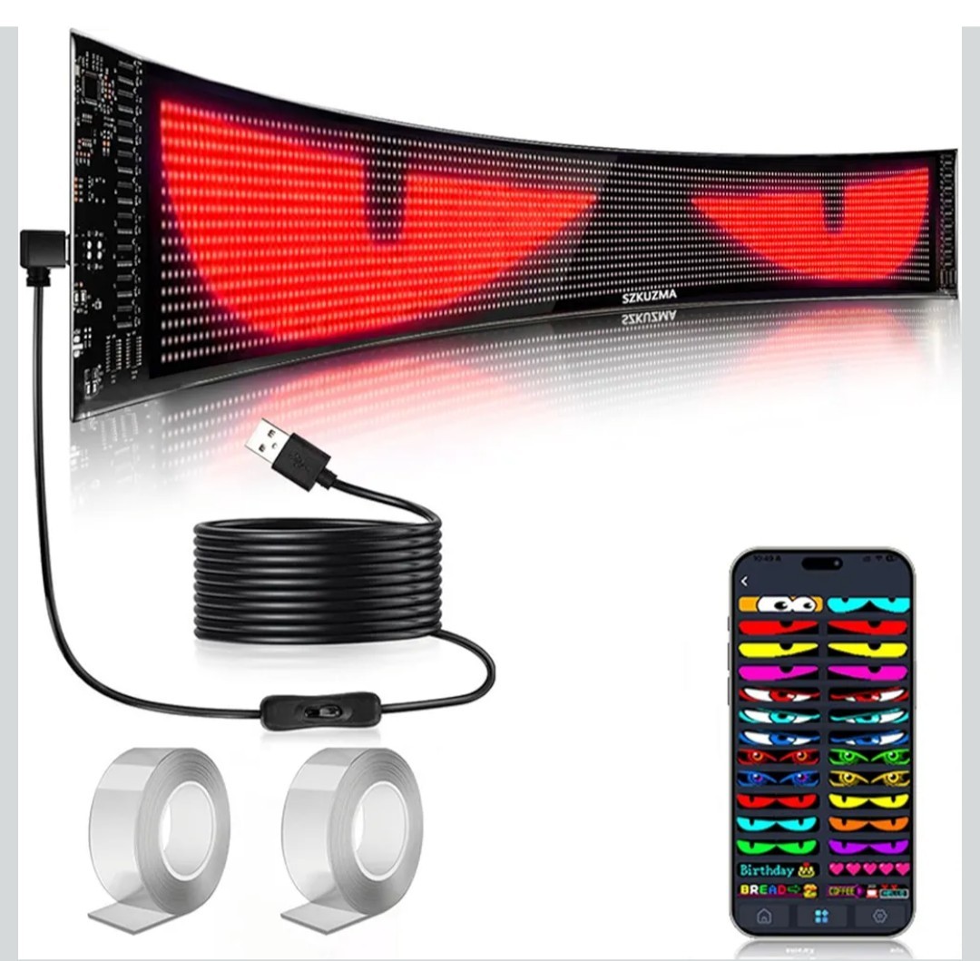 Programmable LED Sign Flexible Matrix Panel (36″ x 8″ – XL/Business Sign)