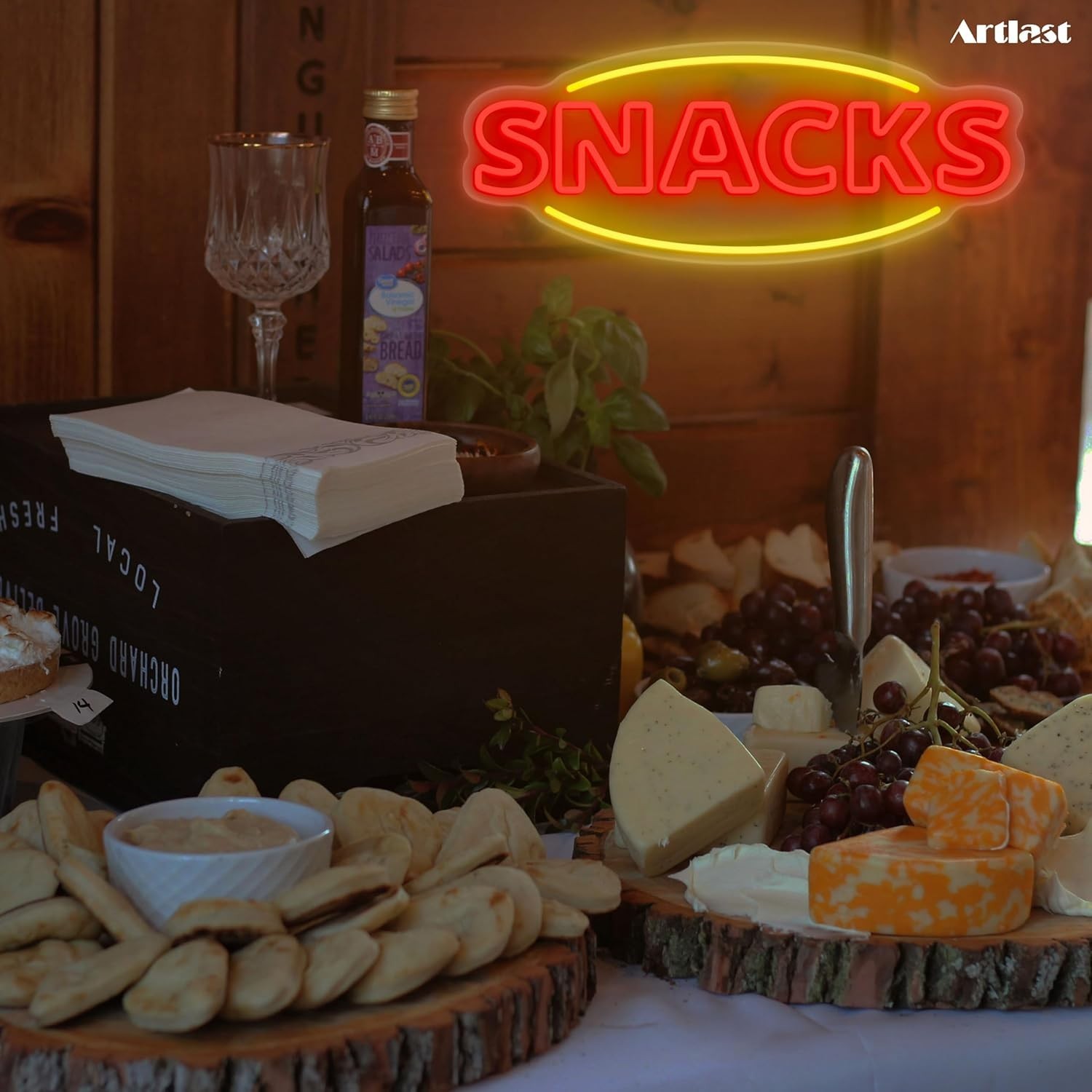Snacks Led Neon Sign