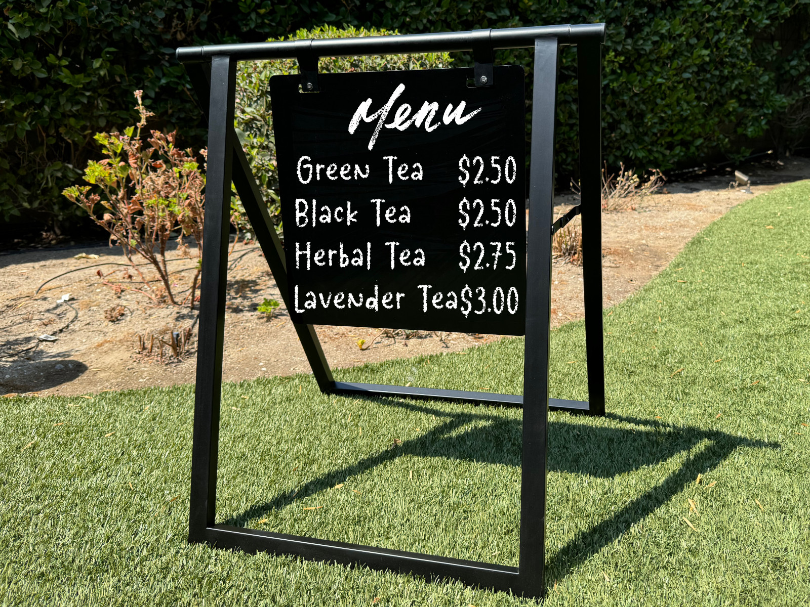 Modern A Frame Magnetic Double Sided Chalkboard 24×30 Sidewalk Sandwich Sign