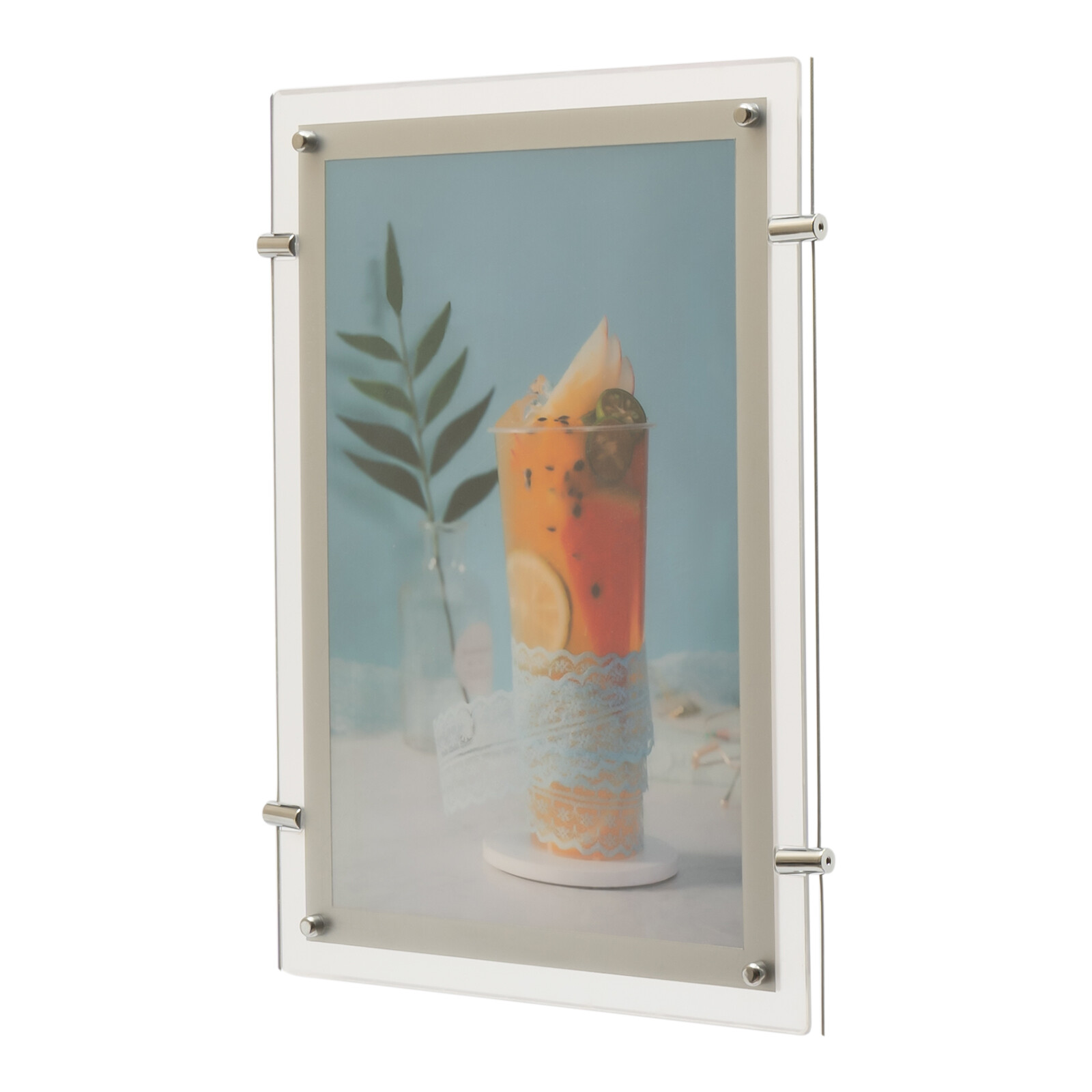 3PCS A3 Real Estate Window Hanging Led Backlit Picture Frame Display Sign Holder
