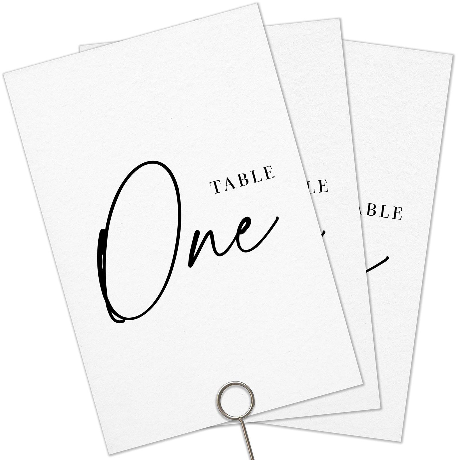 Black Wedding Table Numbers 1-30, 4×6 Inches, Reception Table Decor Set
