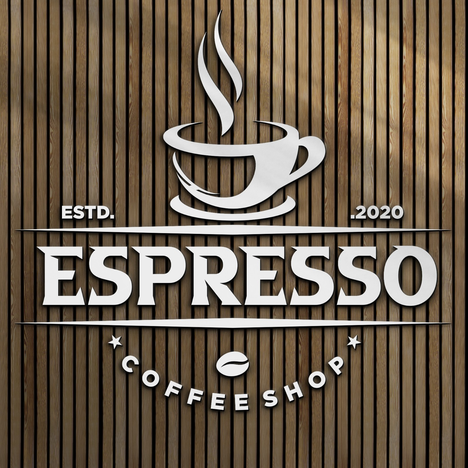 Your brand wooden 3D logo | Your business wall logo | custom size and colors