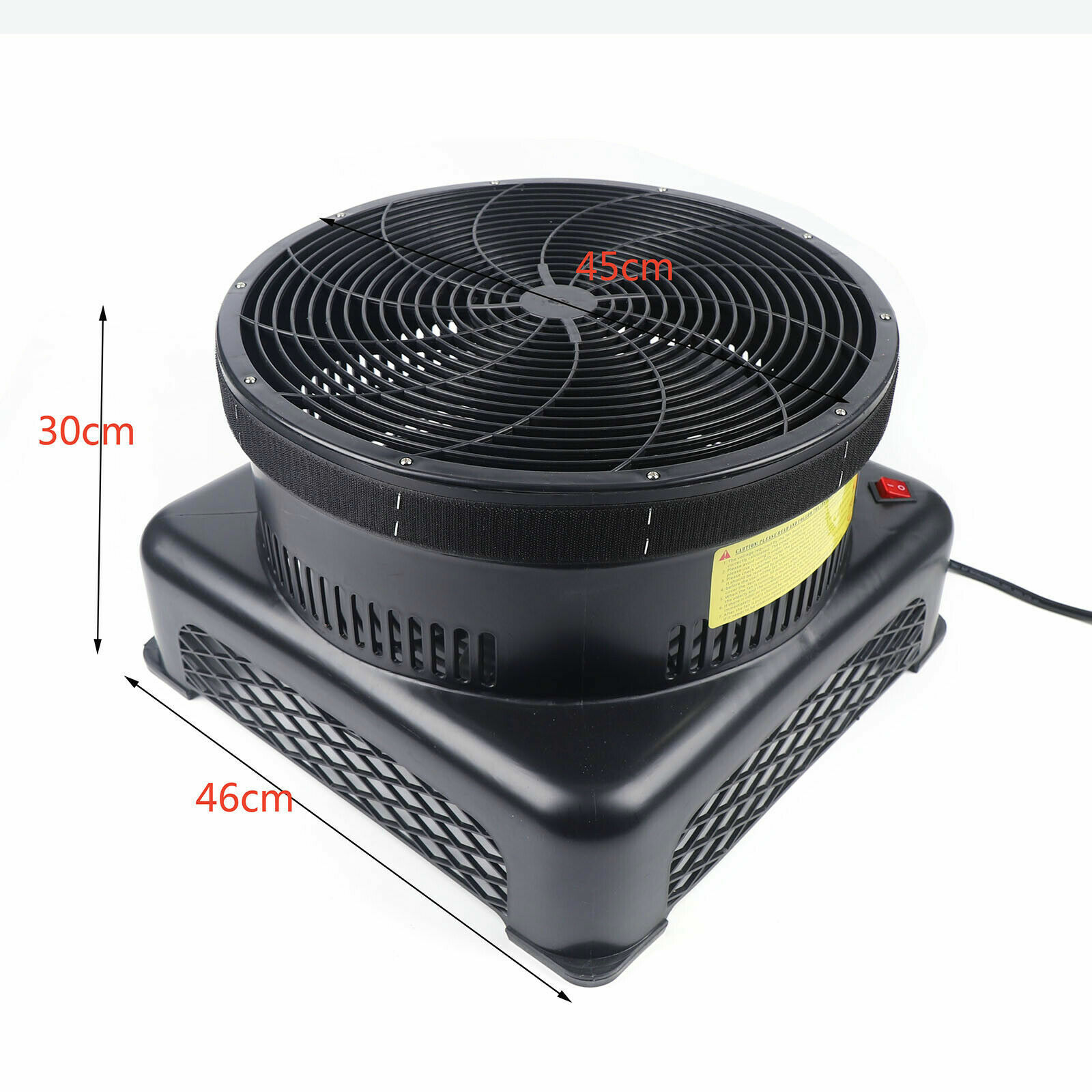 18″ Air Blower Fan Fit Outdoor Inflatable Dancer Wind Tube Man Puppet Fly Guy
