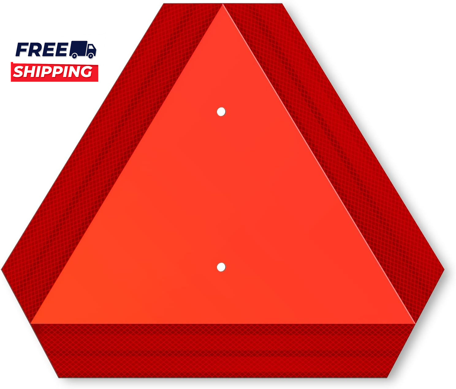 Slow Moving Vehicle Sign, Rust Free Aluminum Slow Moving Vehicle Triangle Signs,