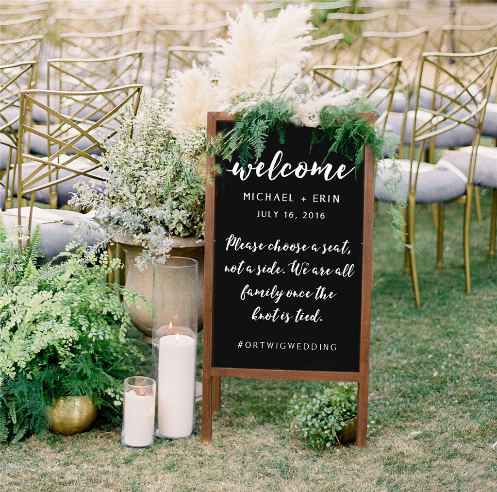 Heavy Duty Outdoor A Frame Sandwich Board Sidewalk Chalkboard Memo Sign Magnetic
