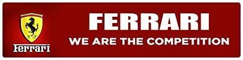Ferrari | Branded Premium Decorative Display Sign | 6″h x 24″w