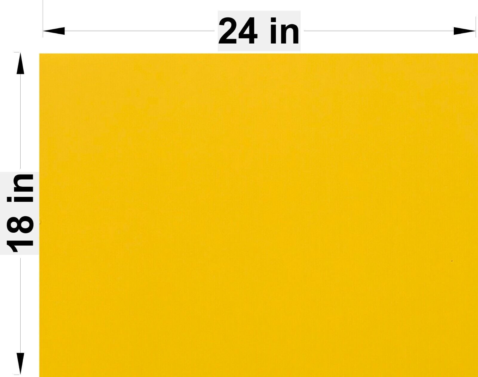 100 YELLOW Signs 24″x18″ x4 mm corrugated plastic, bundles of 100 pieces