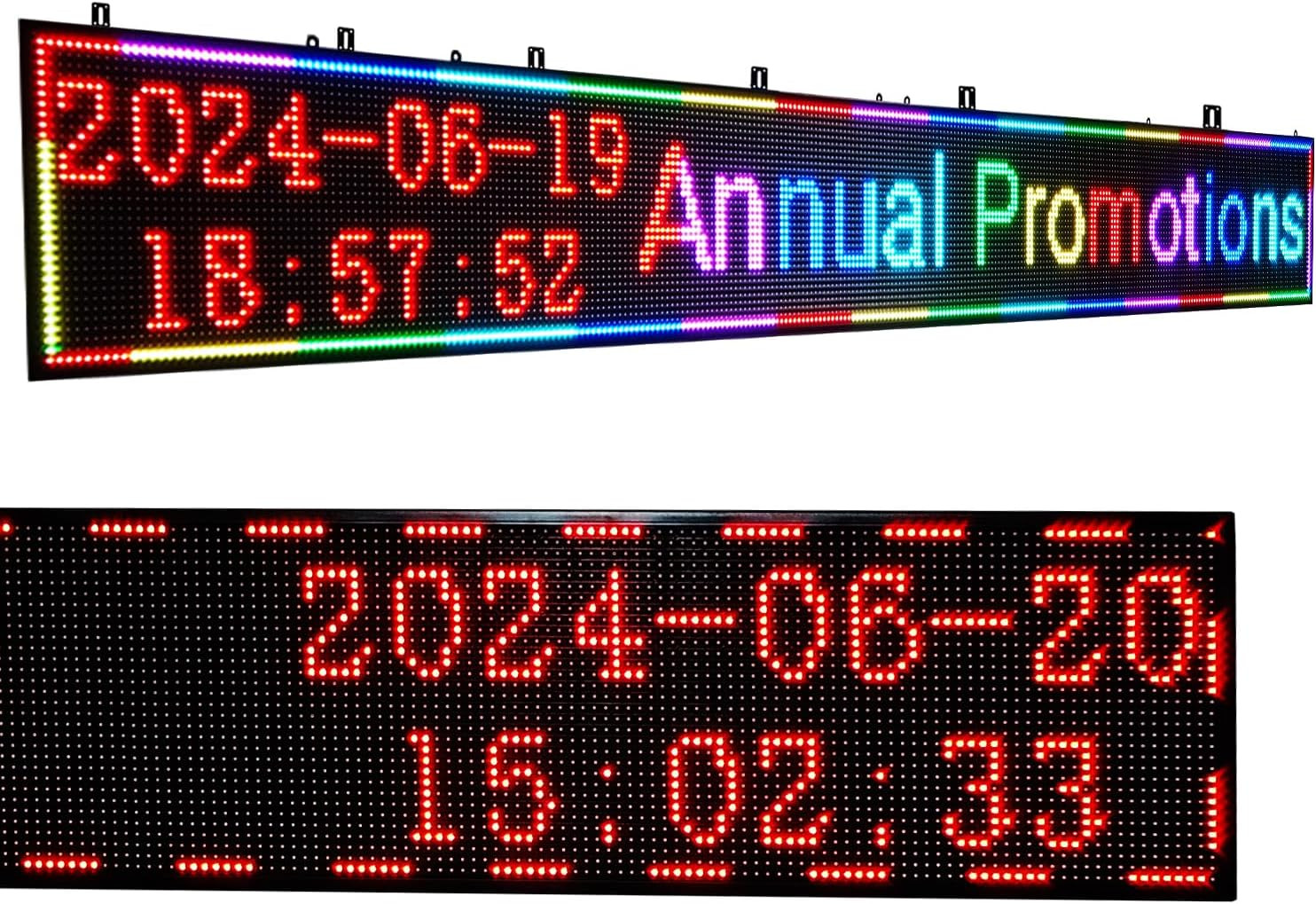 Customizable Waterproof LED Sign – Programmable Scrolling Display for Business