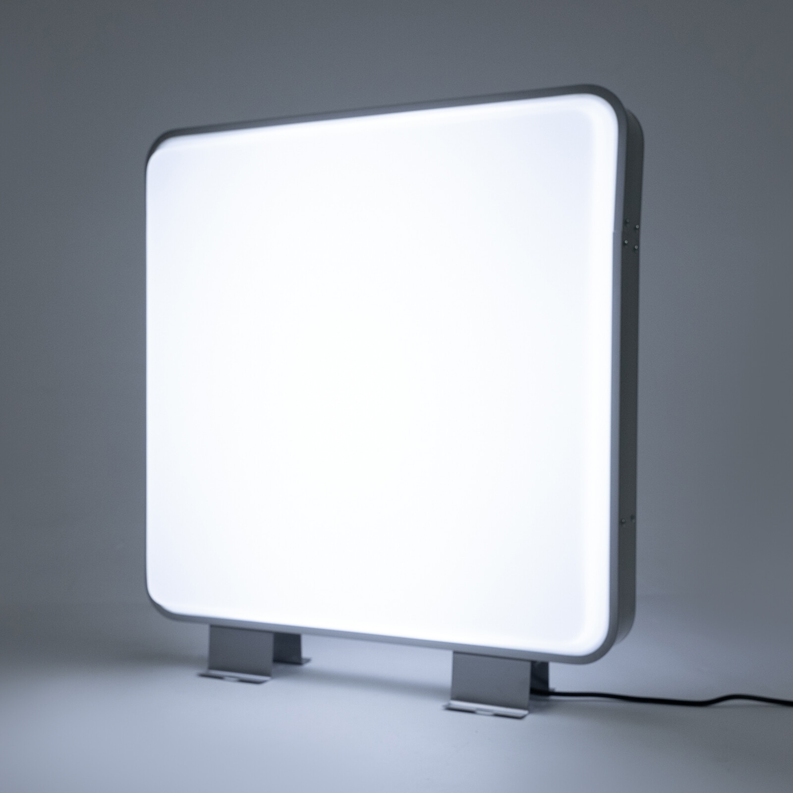 Square Double-Sided LED Light Box 23.6 × 23.6 in IP65 Waterproof 16W 1600lm