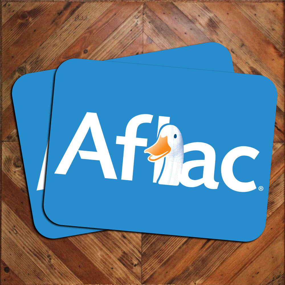 For AFLAC Brand Exposure Vehicle Door Magnet Signs Insurance Brokers Agent Sign