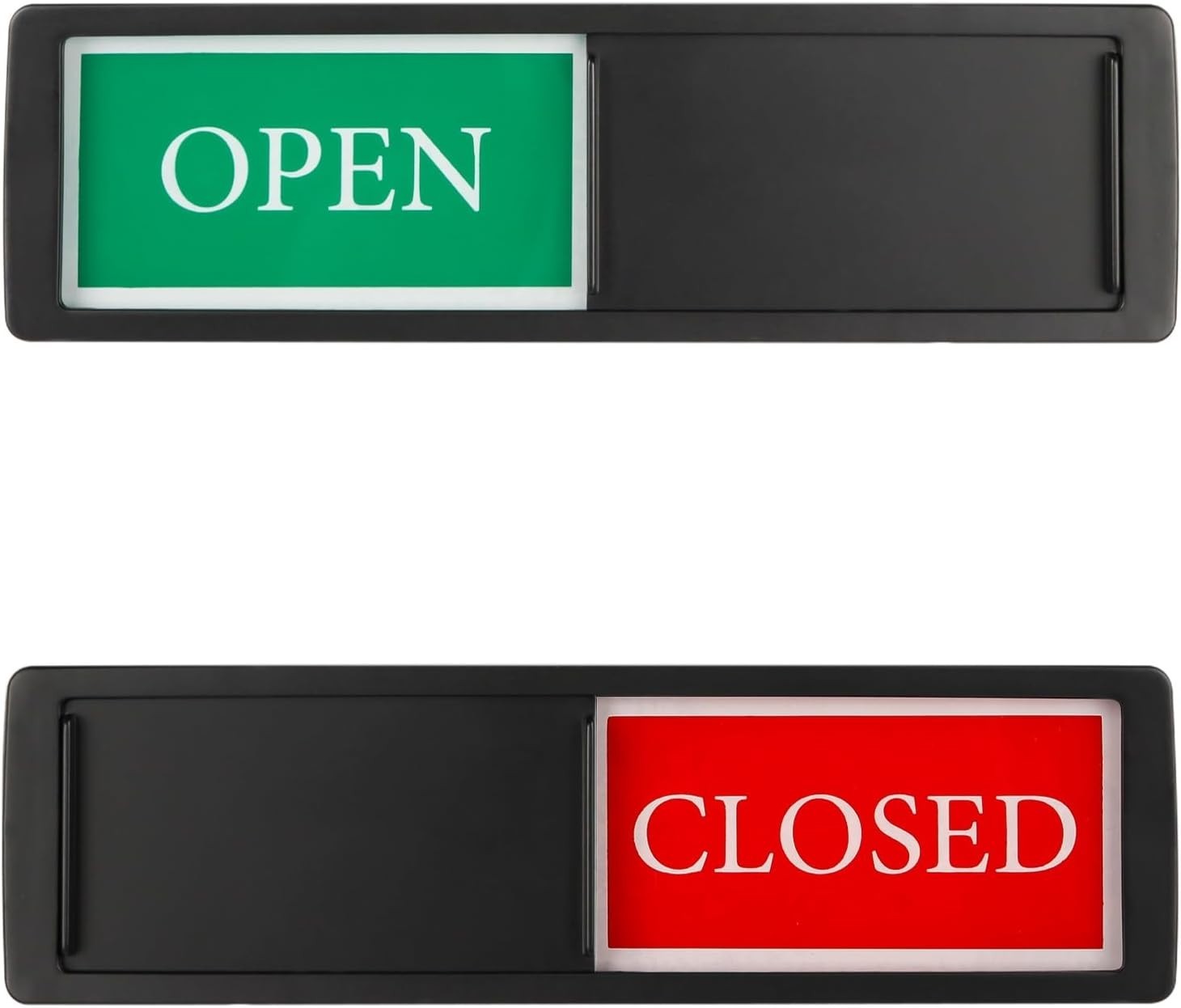 Stylish Open/Closed Sliding Door Sign for Businesses