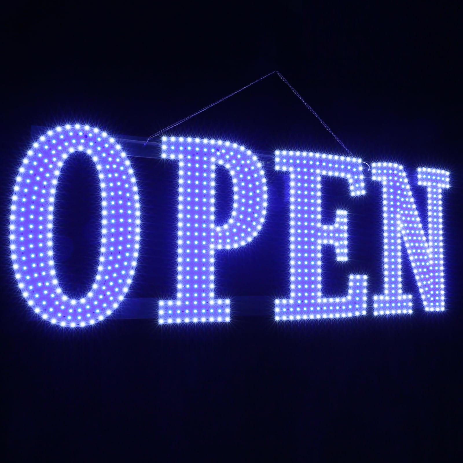 40″x14″ Extra Large LED Open Signs for Business with Remote Controlled, 10 Le…