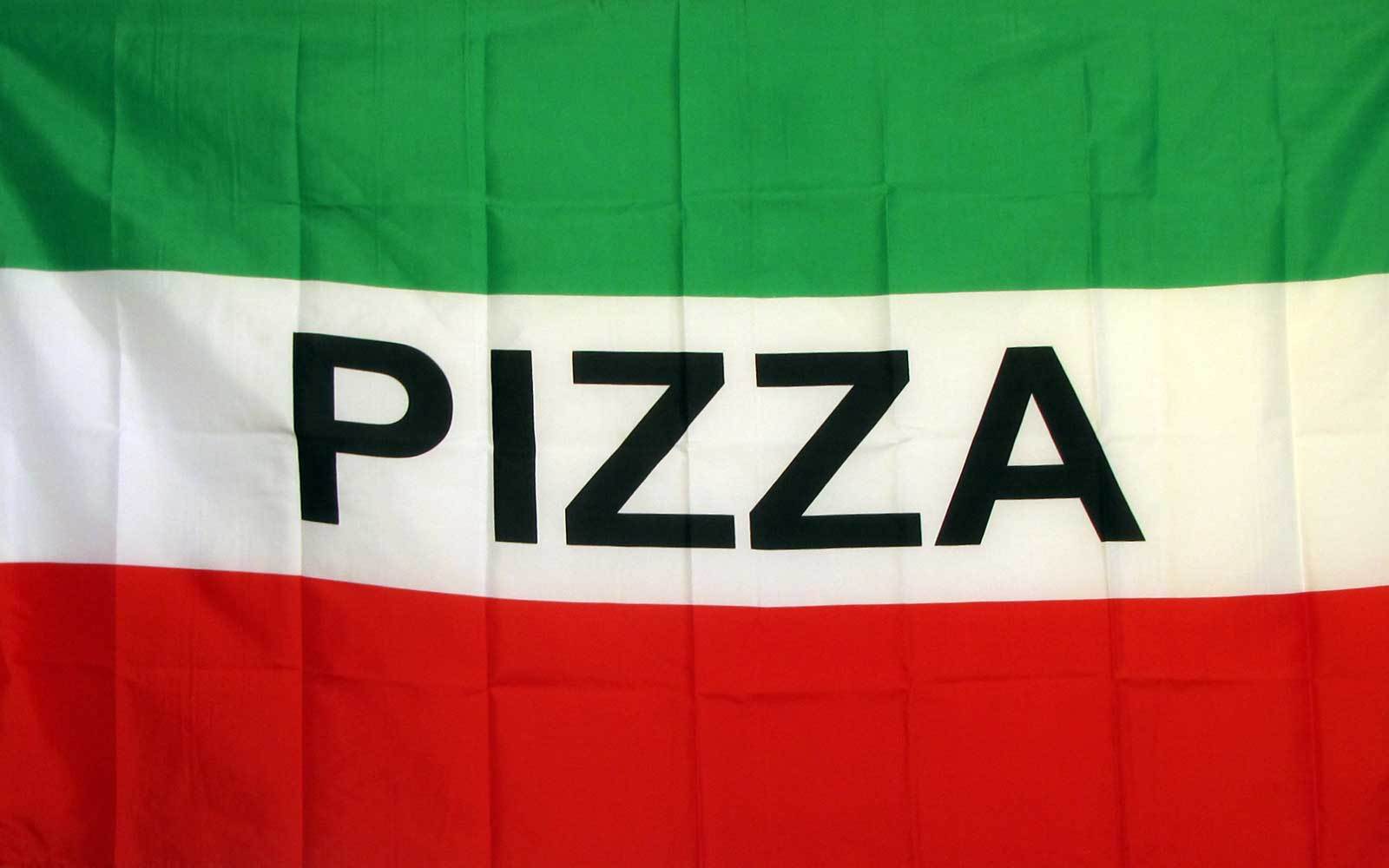 Pizza Green White & Red 3×5 Flag New Business Banner