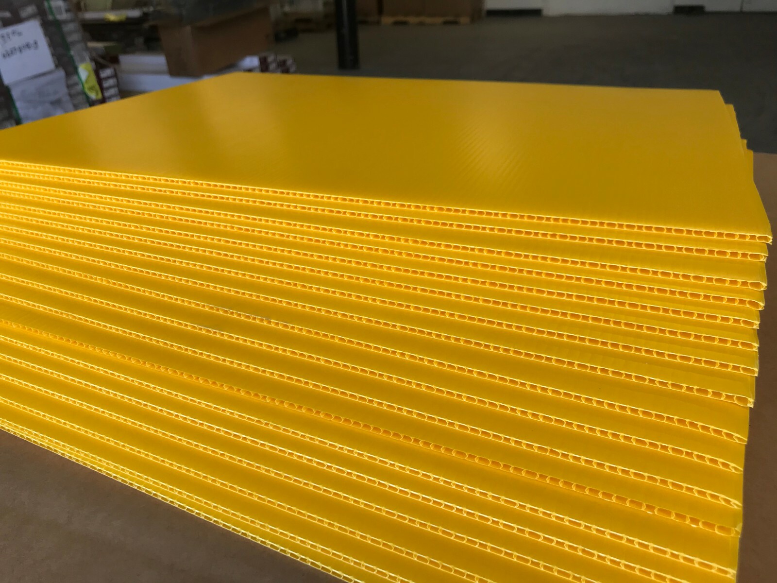 Pack of 50 Signs (Yellow) 18″ x 24″ x 4 mm Corrugated Plastic Signs, 50 Pieces